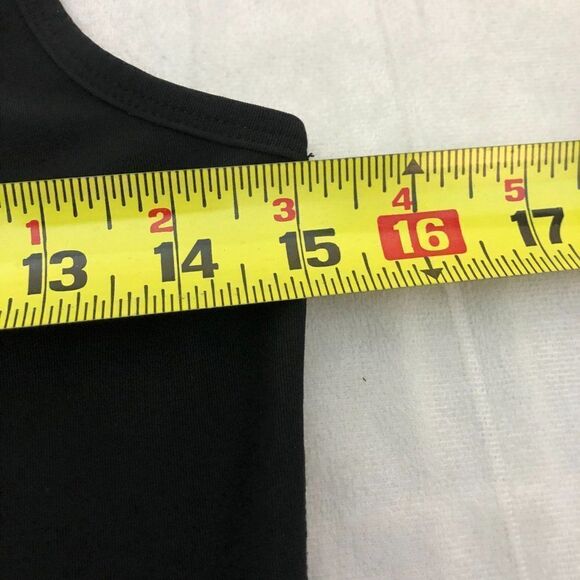 90 Degree By Reflex Womens Black Activewear Racerback Tank Top Size M.        SB - Picture 4 of 4